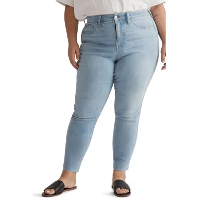 Madewell 10-inch High Waist Skinny Crop Jeans In Blue