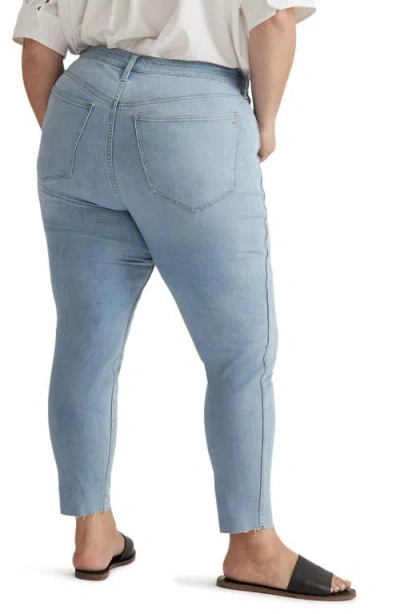 Madewell 10-inch High Waist Skinny Crop Jeans In Blue