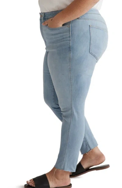 Madewell 10-inch High Waist Skinny Crop Jeans In Blue