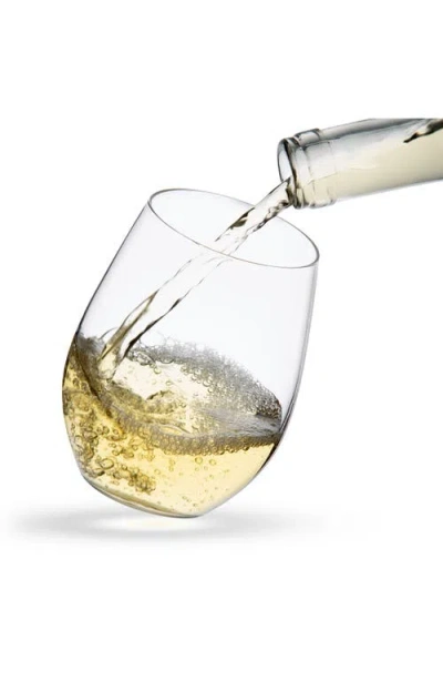 Joyjolt Spirits Set Of 4 Stemless Wine Glasses