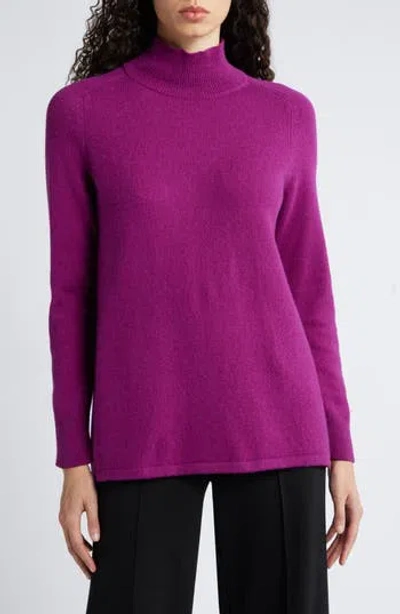 Eileen Fisher Turtleneck Organic Cotton & Recycled Cashmere Tunic Sweater