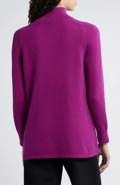Eileen Fisher Turtleneck Organic Cotton & Recycled Cashmere Tunic Sweater