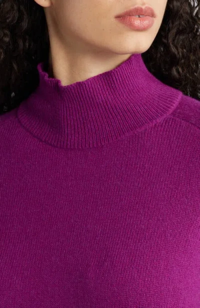 Eileen Fisher Turtleneck Organic Cotton & Recycled Cashmere Tunic Sweater