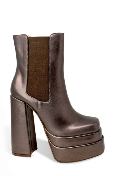 Chase & Chloe Chase And Chloe Double Platform Chunky Boot