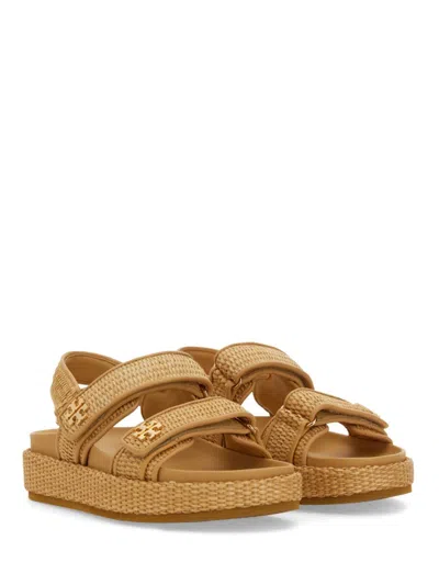 Tory Burch Kira Sport Slingback Sandals In Neutral