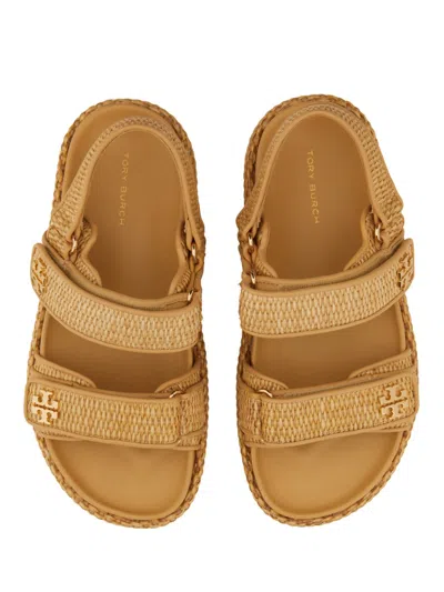 Tory Burch Kira Sport Slingback Sandals In Neutral