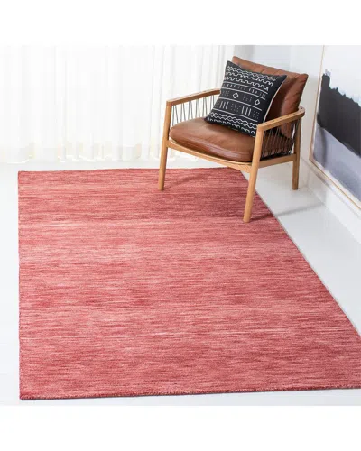 Safavieh Metro Wool & Cotton Rug In Red
