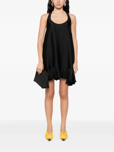 Anine Bing Fluid A-line Mini Dress In Lightweight Charmeuse