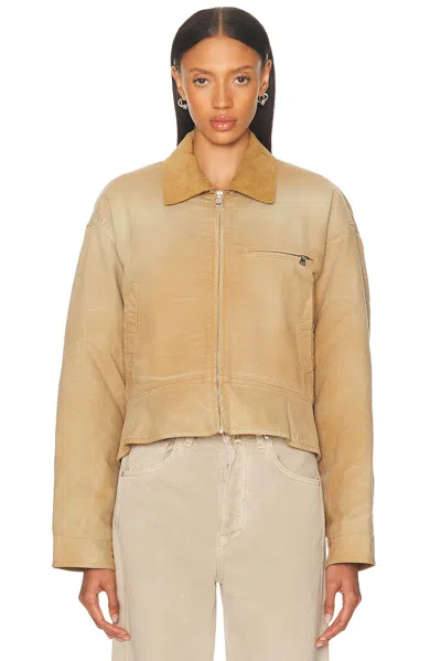Jw Anderson Giubbino Imbottito In In Cotone Cammello  Donna