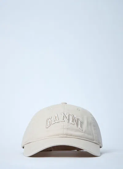 Ganni Women Organic Cotton Baseball Cap