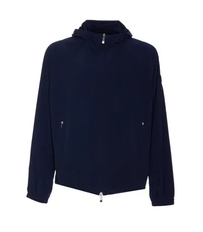 Moncler Zip-up Bomber Jacket In Black