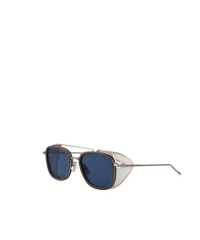 Thom Browne Square-frame Sunglasses In Blue