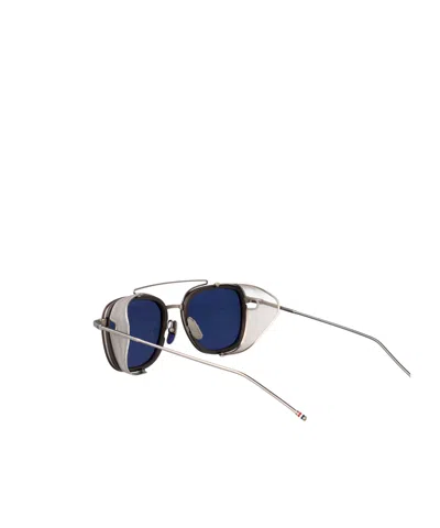 Thom Browne Square-frame Sunglasses In Blue