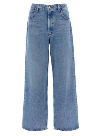 Agolde 'low Curve' Jeans In Blue
