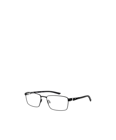 Nike 6045 Rectangle-frame Glasses In Gray