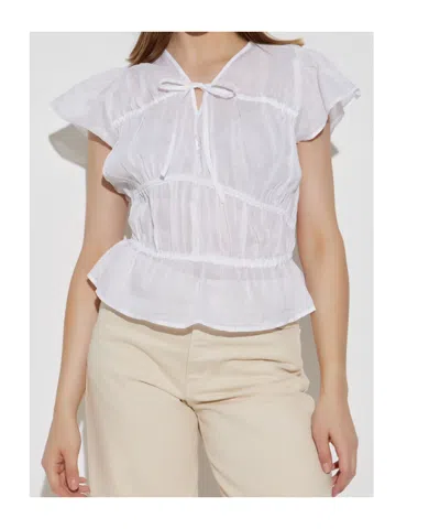 Rag & Bone Ruffled Peplum Blouse