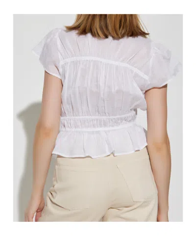 Rag & Bone Ruffled Peplum Blouse