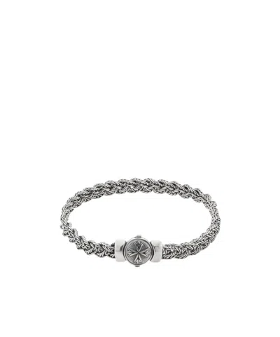 Emanuele Bicocchi Small Flat Braid Bracelet In Multi