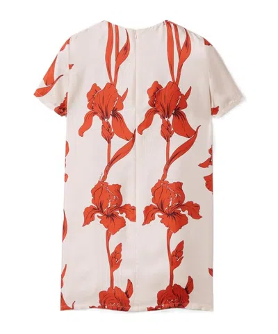 La Doublej Mini Swing Iris Dark Orange Dress