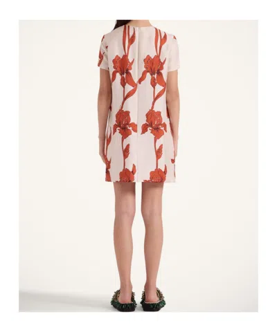 La Doublej Mini Swing Iris Dark Orange Dress