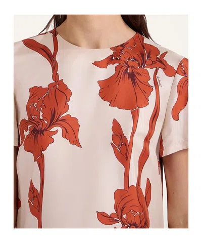 La Doublej Mini Swing Iris Dark Orange Dress