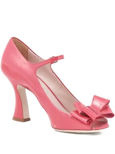 Pre-owned Miu Miu 2010s Mary Jane Pumps In Red