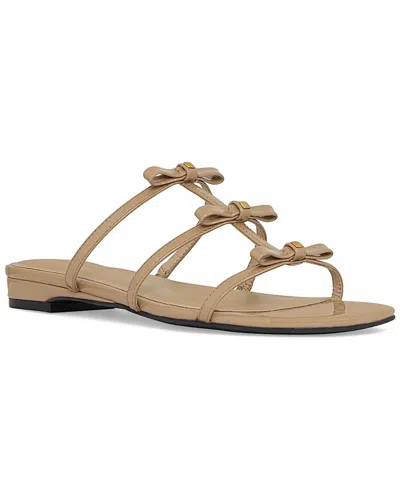 Rebecca Minkoff Studded Bow Sandal In Brown