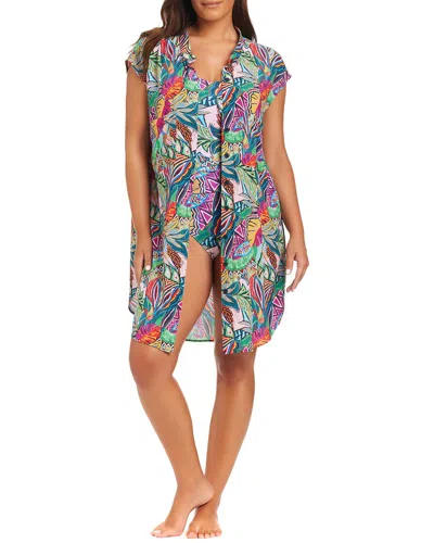 Beyond Control Swimwear Leaf It To Me Coverup Tunic