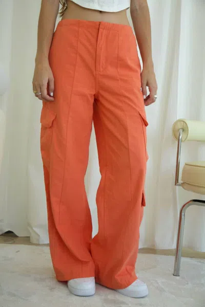 Signature8 Nikki Cargo Pant In Orange