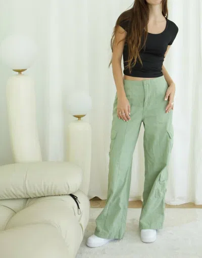 Signature8 Nikki Cargo Pant In Dusty Green