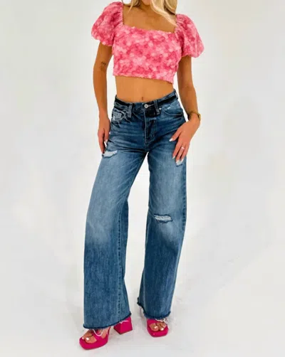 Kancan Rachel 90s Jean In Medium Blue