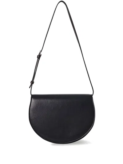 The Row Canteen Saddle Shoulder Bag In Napa Leather