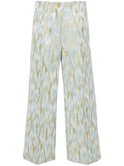 Erika Cavallini Wide-leg Cropped Trousers