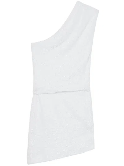 Iro One-shoulder Cotton-blend Minidress