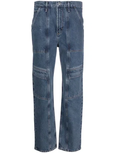 Agolde Cooper Straight Denim Cargo Jeans