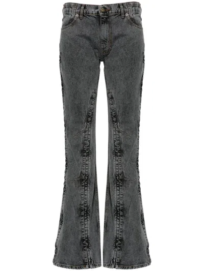 Y/project Evergreen Hook And Eye Slim Denim Jeans