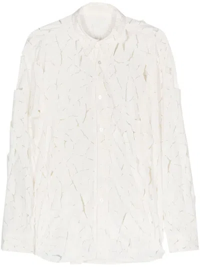 Balardi Cut Out Detail Nylon Shirt