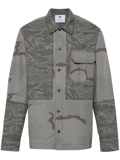 Marine Serre Pattern Printed Casual Jacket