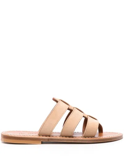 Kjacques K.jacques Dolon Leather Flat Mules