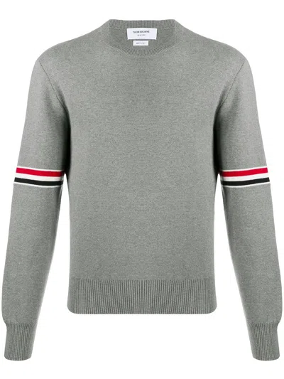 Thom Browne Milano Stitch Crew Neck Pullover