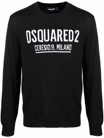 Dsquared2 Virgin Wool Lightweight Crew-neck Sweater