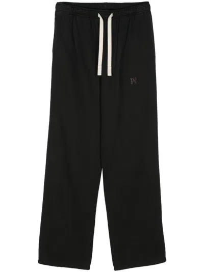 Palm Angels Men Trousers With Logo In Black