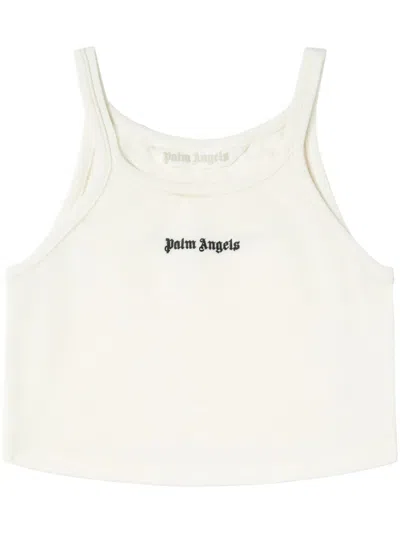 Palm Angels Logo-print Cotton Tank Top