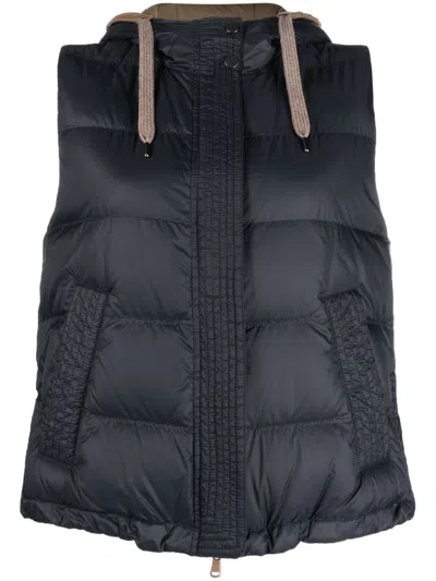 Brunello Cucinelli Padded Hooded Vest