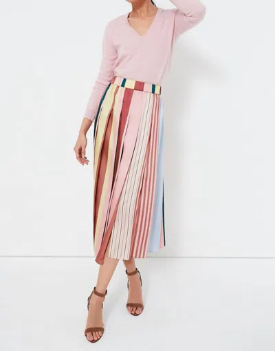 Max Mara Fagus A Line Skirt In Avio