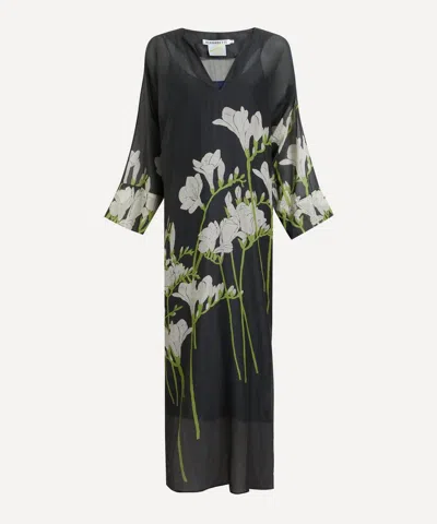 Bernadette Women's Freesia Silk-cotton Kaftan In Multi