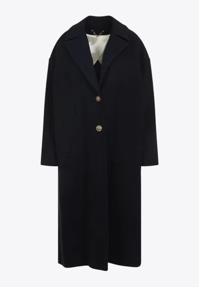Golden Goose Db Single-breasted Wool Blend Coat