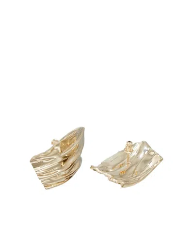 Ferragamo Asymmetric Draped Earring