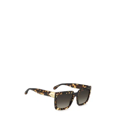 Isabel Marant 55mm Gradient Rectangular Sunglasses In Brown