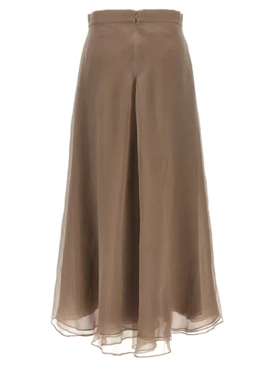 Brunello Cucinelli "paneled Circle" Skirt